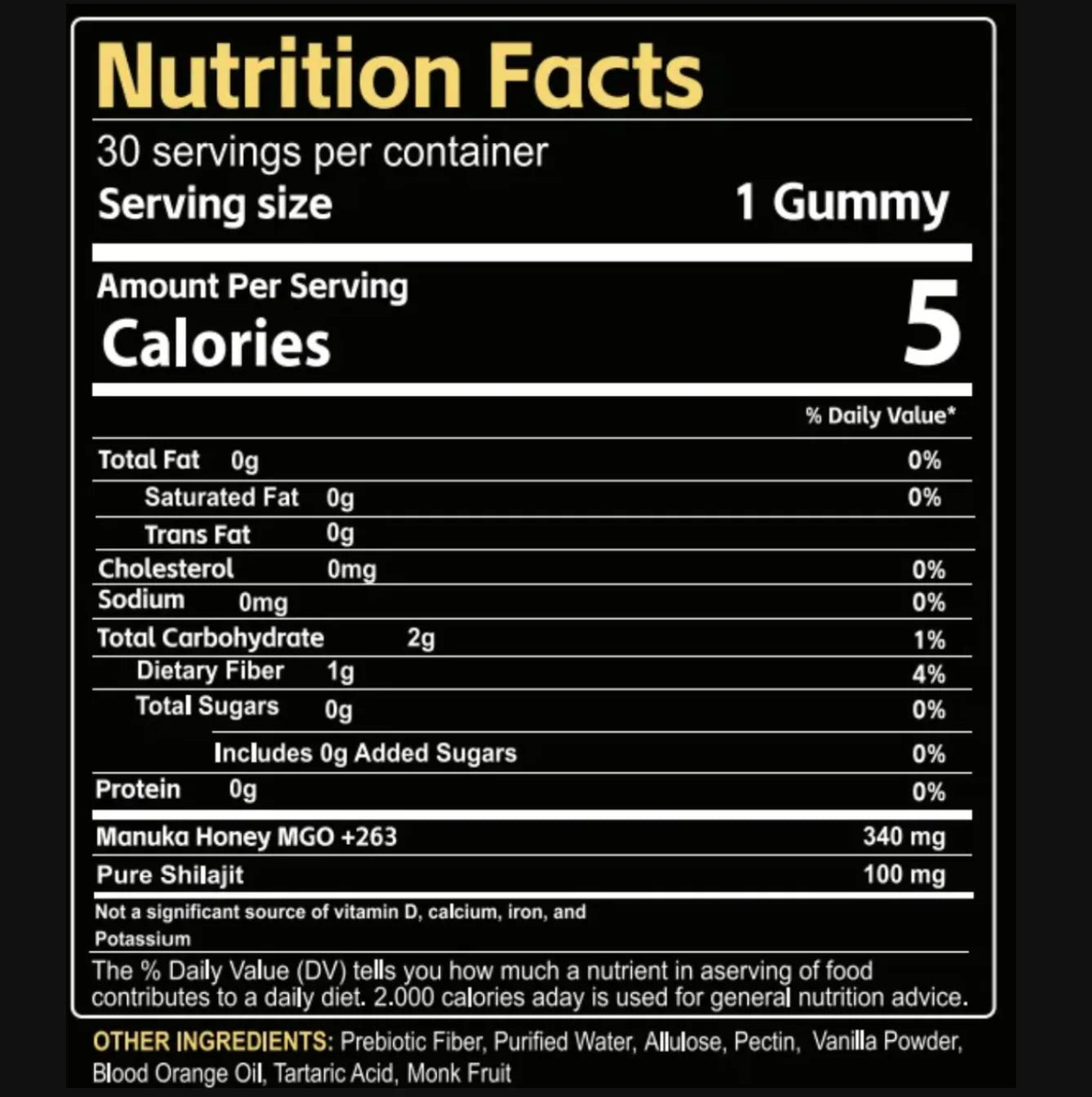 SHILAJIT™ Pure Shilajit Gummies