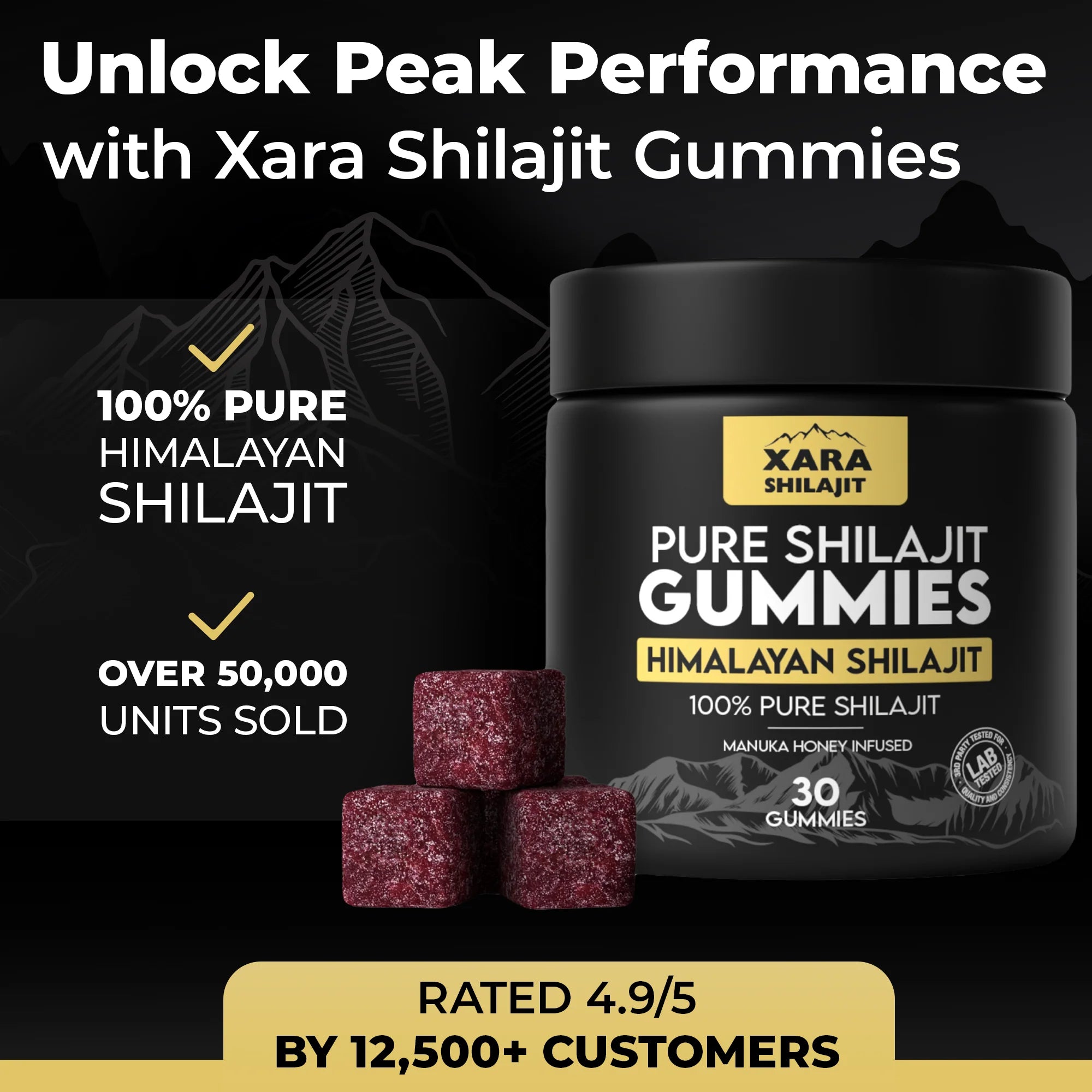 SHILAJIT™ Pure Shilajit Gummies