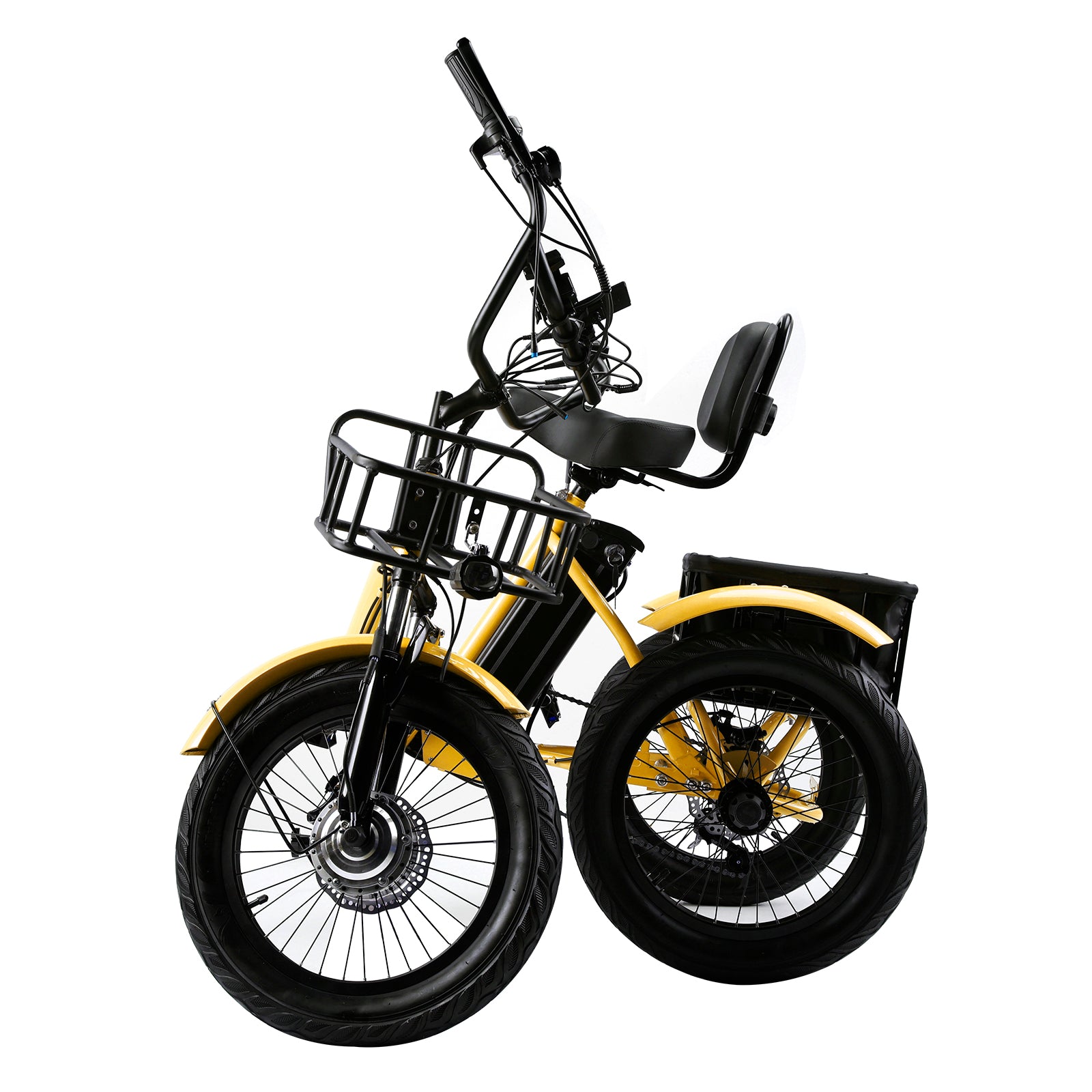 18" 7 Speed 48V 13AH 350W (peak 525W) Electric Tricycle with IPX7 Display