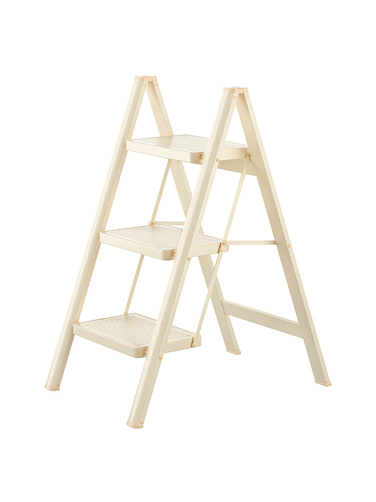3 Step Ladder Folding Step Stool with Wide Anti-Slip Pedal