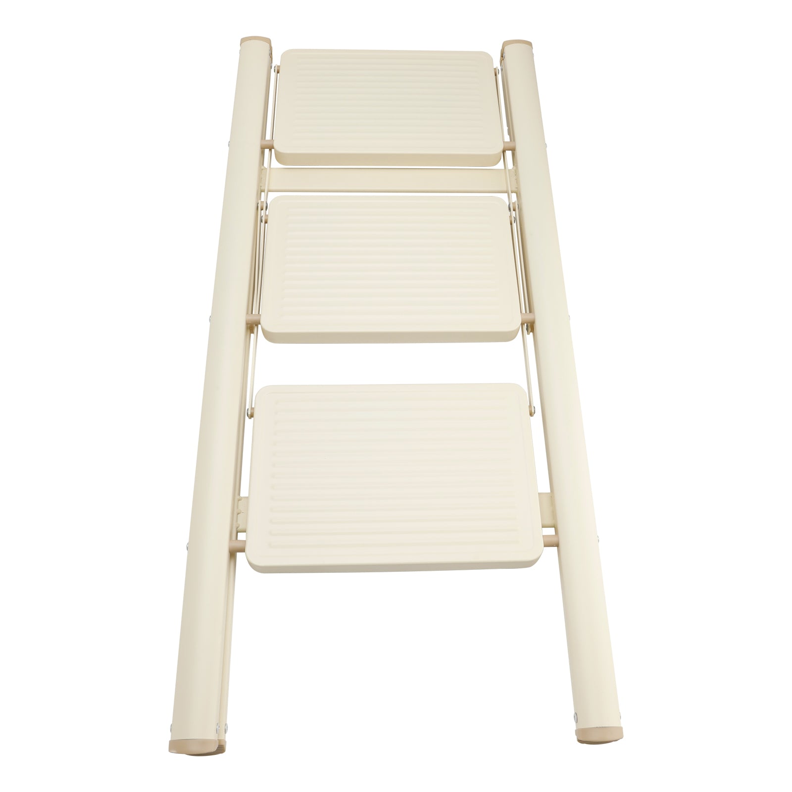 3 Step Ladder Folding Step Stool with Wide Anti-Slip Pedal