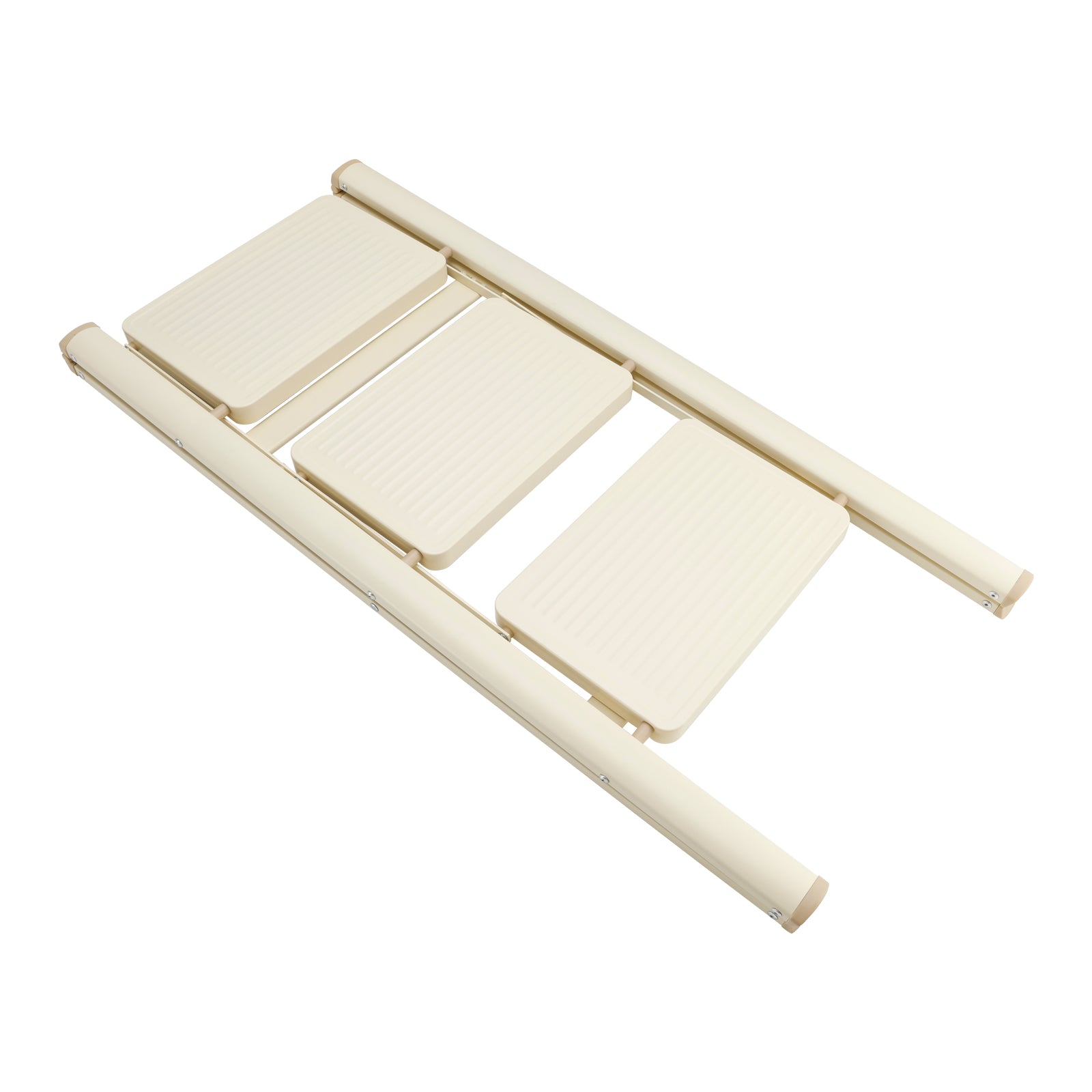 3 Step Ladder Folding Step Stool with Wide Anti-Slip Pedal