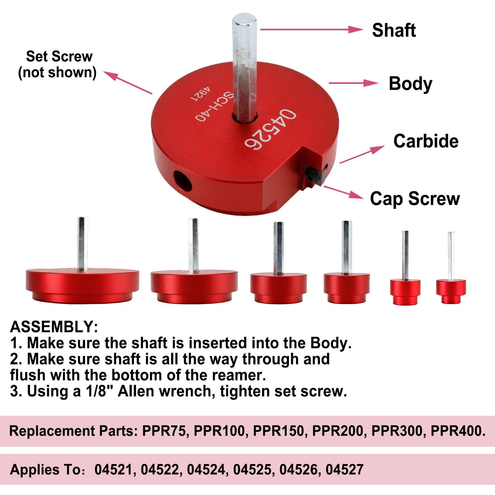 🧰Mechanical Tool Set - Professional Plastic Pipe Reamer Kit