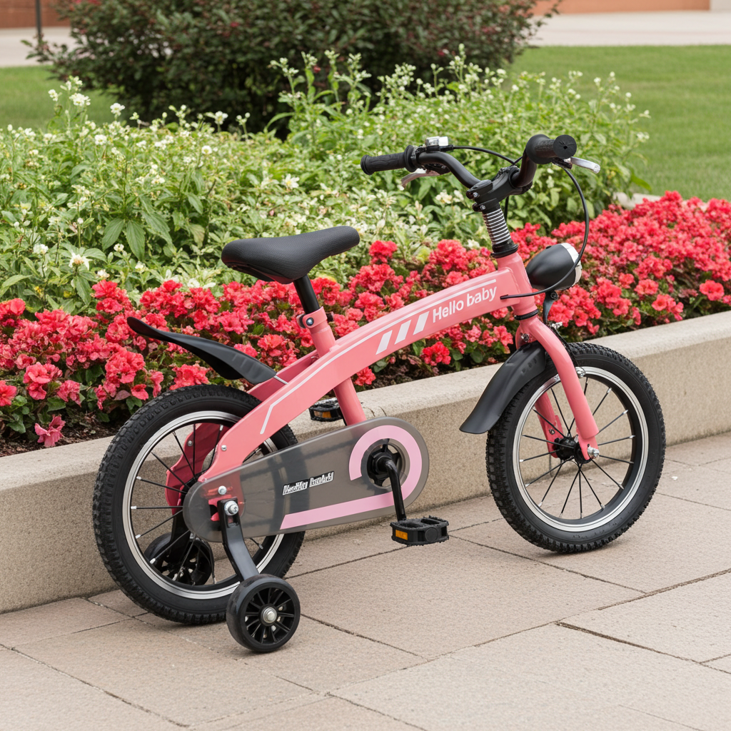 16" Kids' Bike with LED Headlight & Safety Brakes