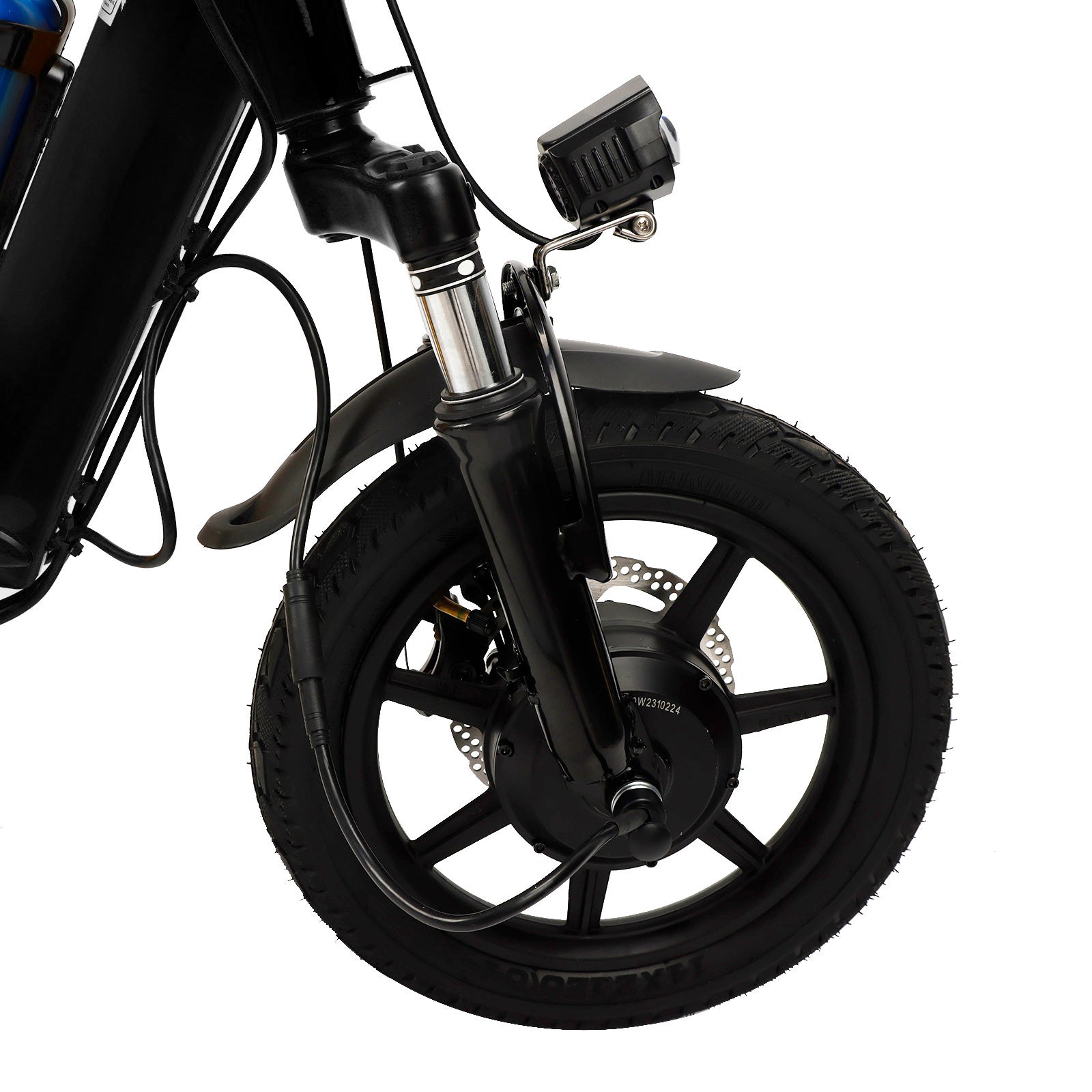 Black Foldable Electric Trike with 350W Motor & 70km Range