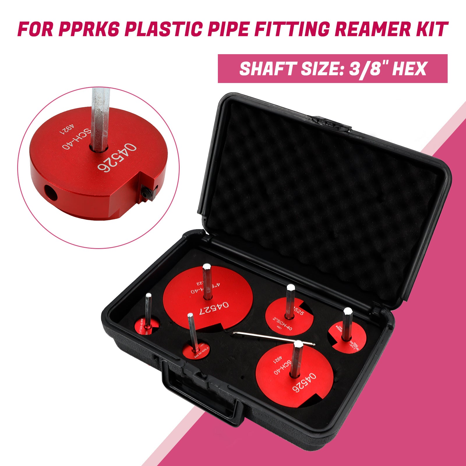 🧰Mechanical Tool Set - Professional Plastic Pipe Reamer Kit