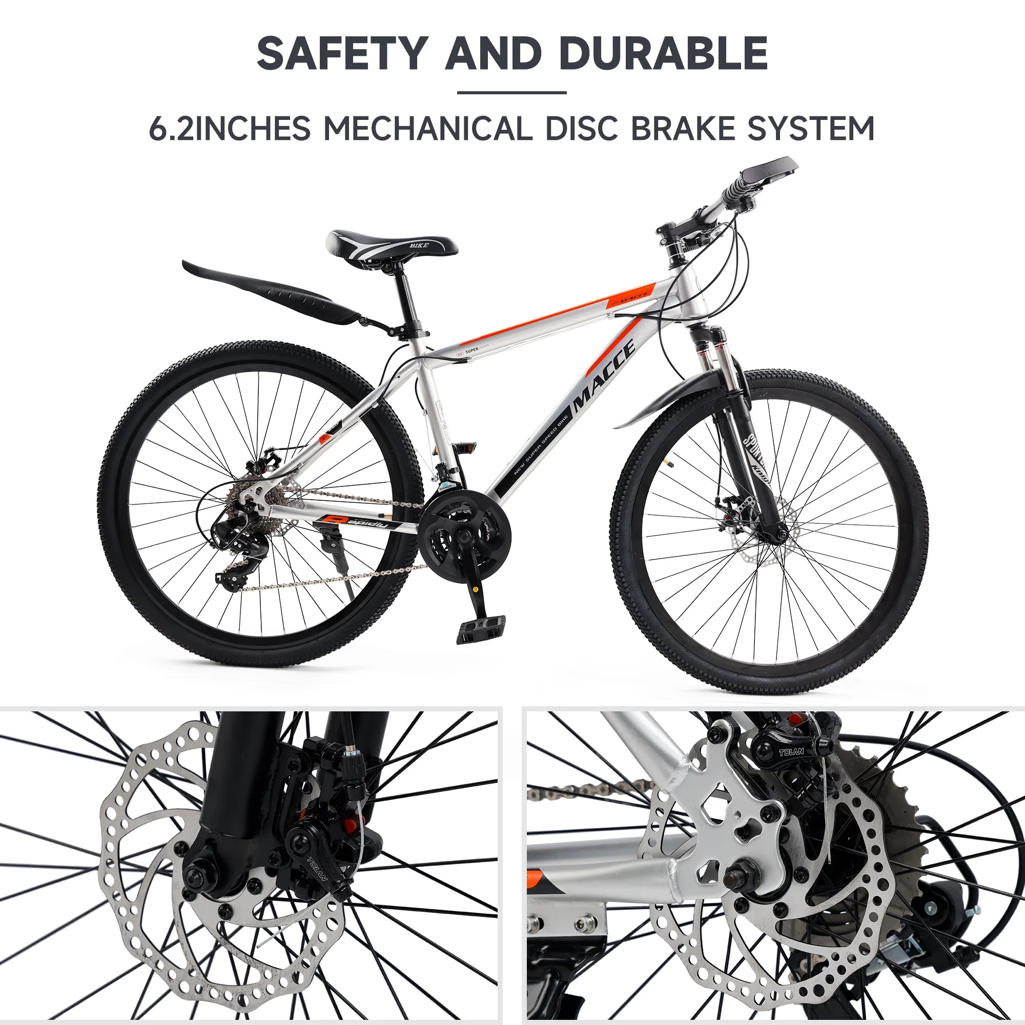 Stylish 26-Inch Bike for Rugged Trails & Smooth Rides