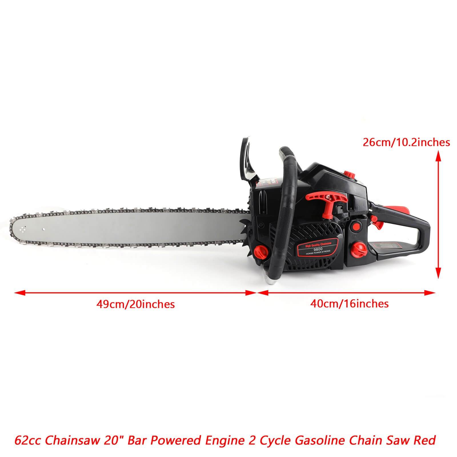 22'' 62cc Chainsaw With Powerful Engine