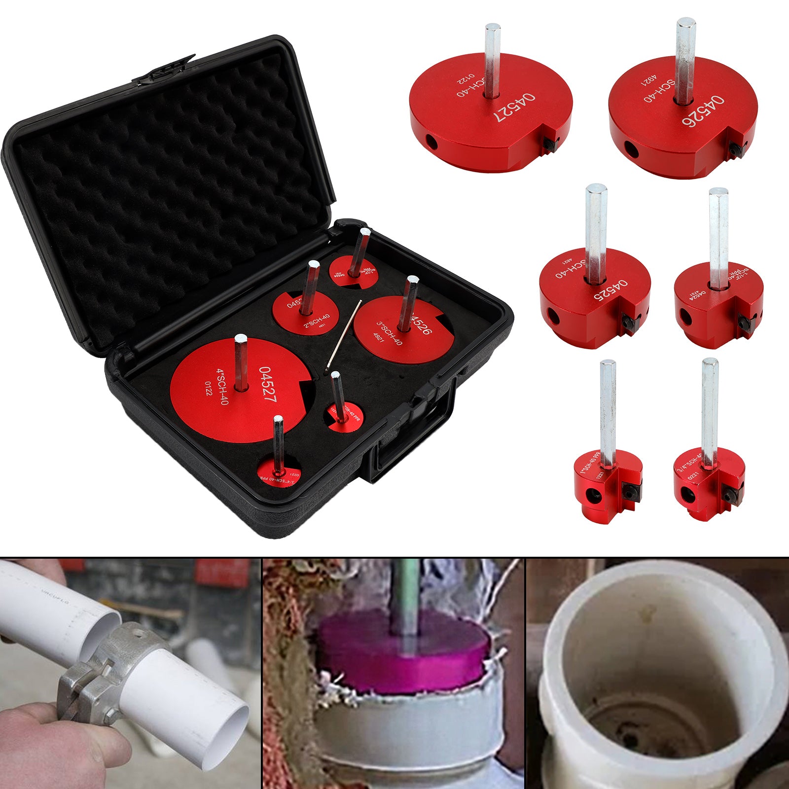 🧰Mechanical Tool Set - Professional Plastic Pipe Reamer Kit