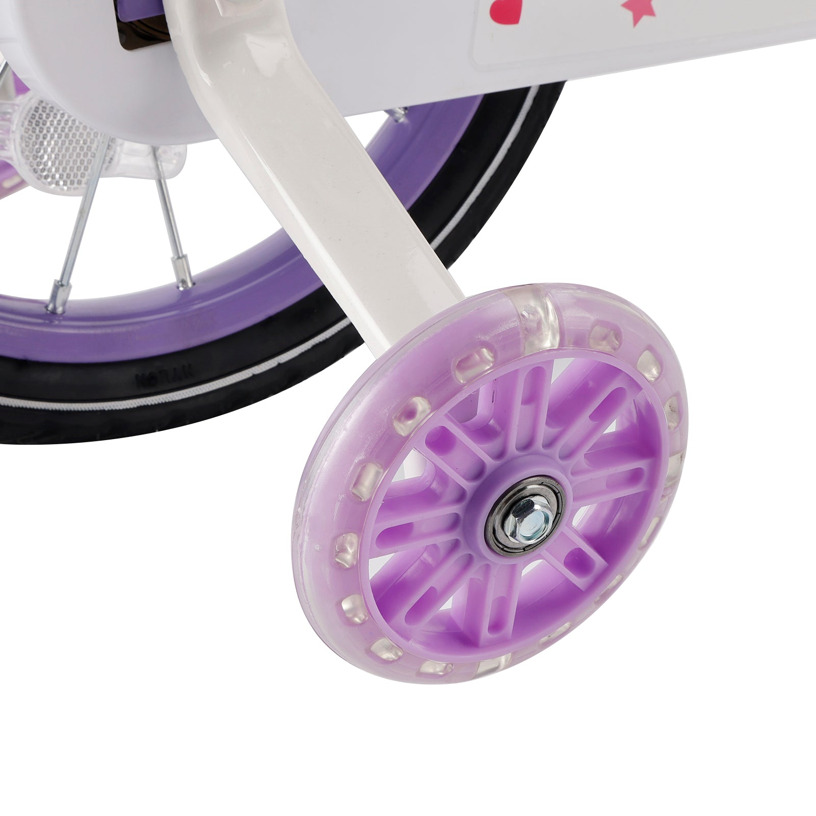 16"/18" Kids Bicycle Girls Bike with Training Wheels Basket Kickstand