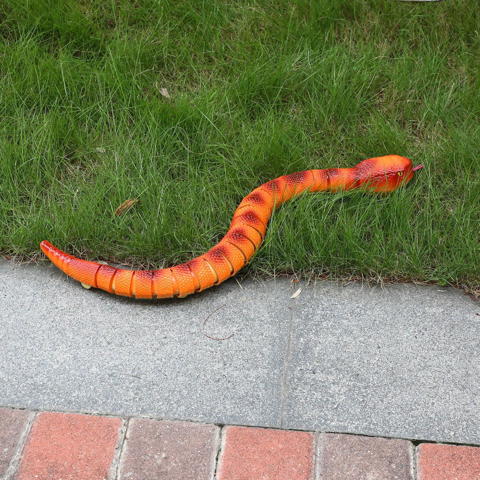 RC Anaconda Snake Remote Control Infrared Animal Prank Toy Gift For Children