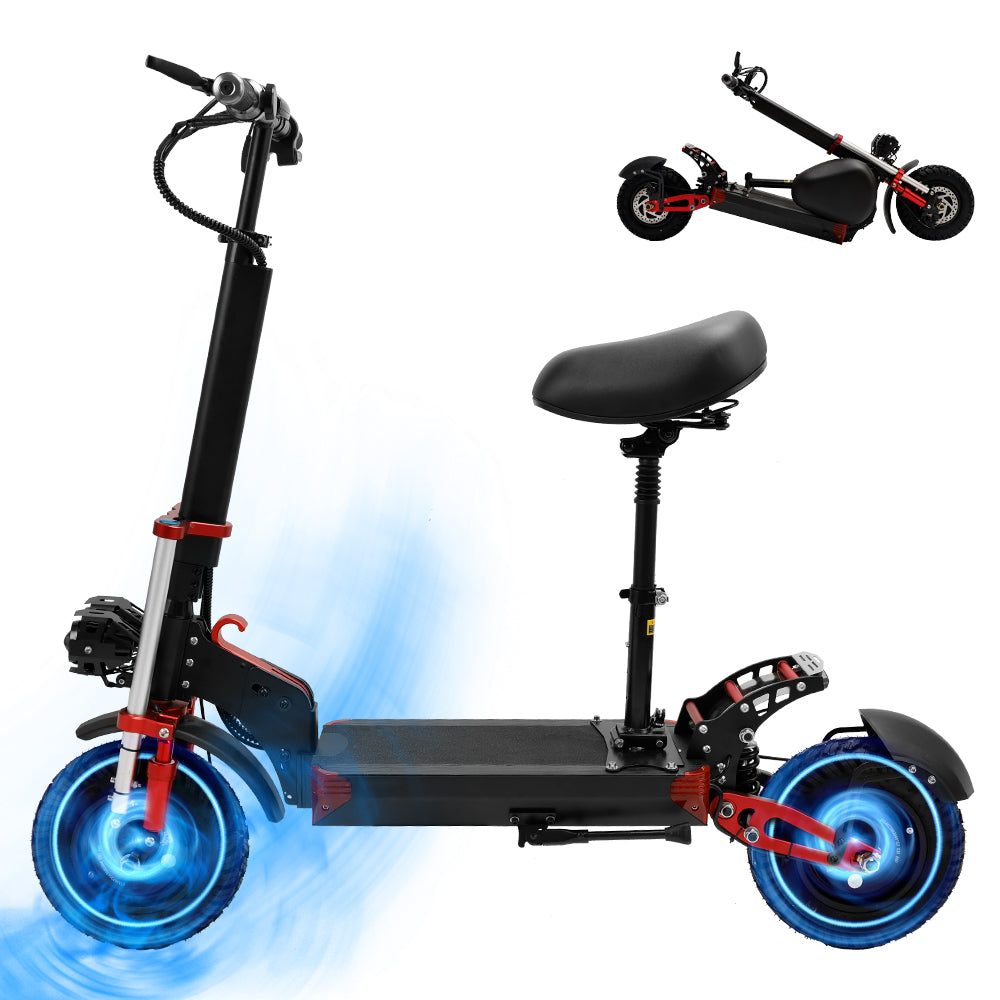 2000W 21Ah Off-Road Alloy Electric Scooter large display screen