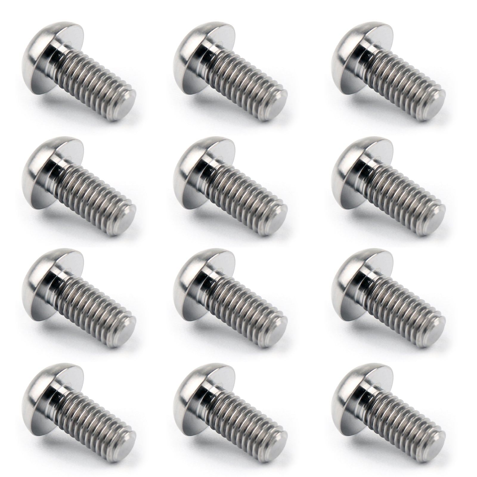 12Pcs Titanium Ti M5x10mm Screws Torx T25 Head Titanium Disc Brake Rotor Bolts