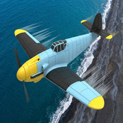 RC Airplane BF-109 Warbird – 3 Channel Remote Control Plane with 2.4GHz, 6-Axis Gyro & 2 Batteries