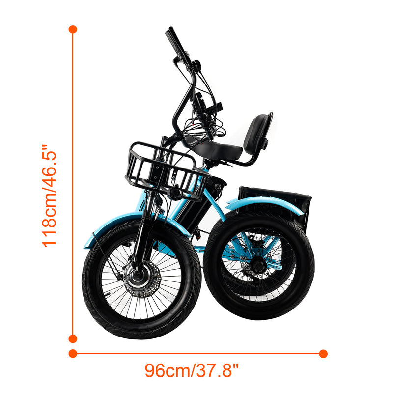 Electric Tricycle angle 3