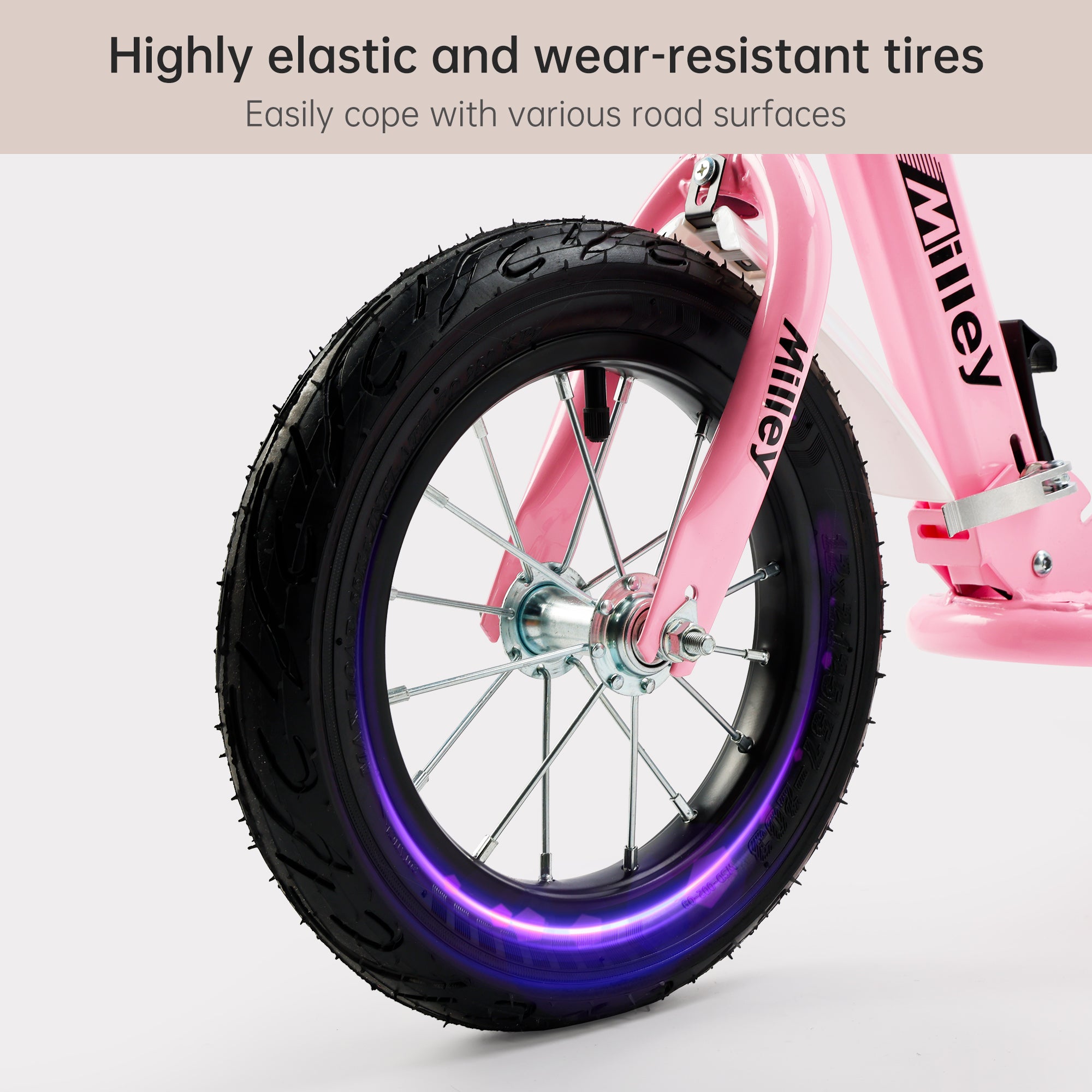 Foldable Commuter Kids Scooter with 12" Air Tires