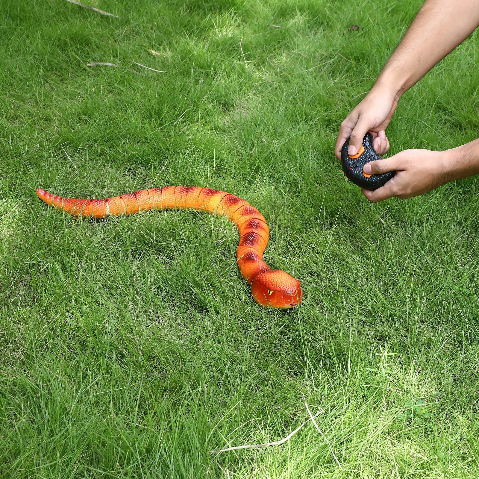 RC Anaconda Snake Remote Control Infrared Animal Prank Toy Gift For Children