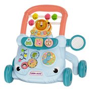 Speed Adjustable Musical Activity Center with water tank for 6 Month and up Baby Walker Sit and Stand Push Learning Toys