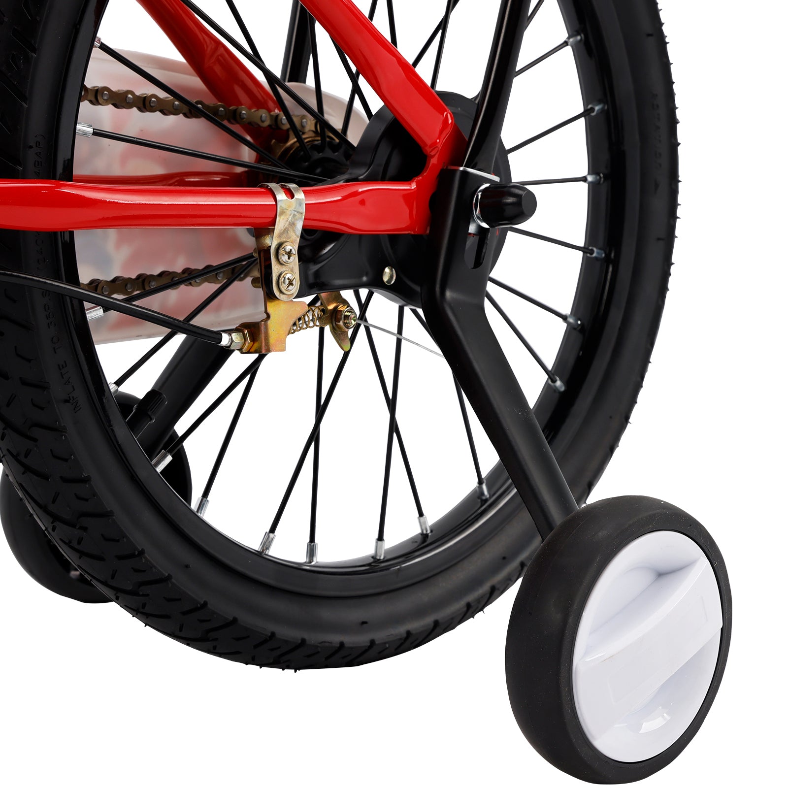 16"/18" Kids Bike for Boys and Girls with auxiliary wheels & Rack & Basket
