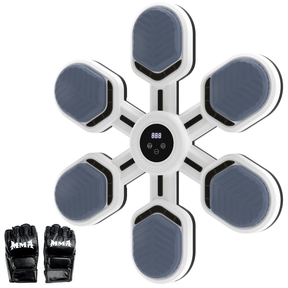 Boxing Wall Mount Machine for Adults Teens Boxing Workout Equipment Target for Home Office Music Boxing Machine Gym Smart Bluetooth Punching Trainer with Gloves 9 Modes & 9 Speeds