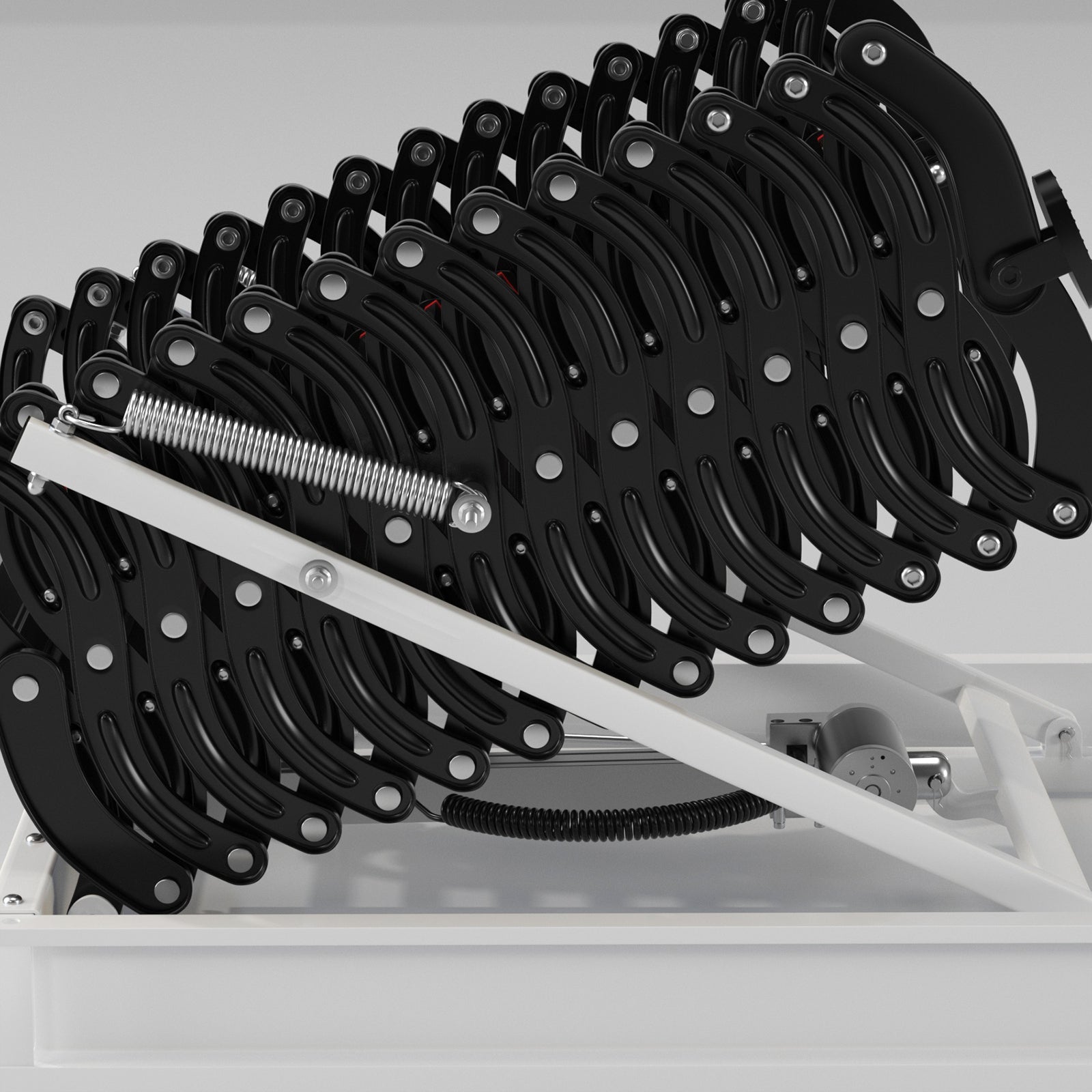 13-Step Electric Alum Folding Ladder 11.8FT Remote Loft Home 3527.5