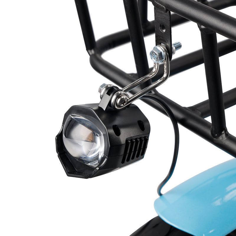 Electric tricycle detail - frame & suspension