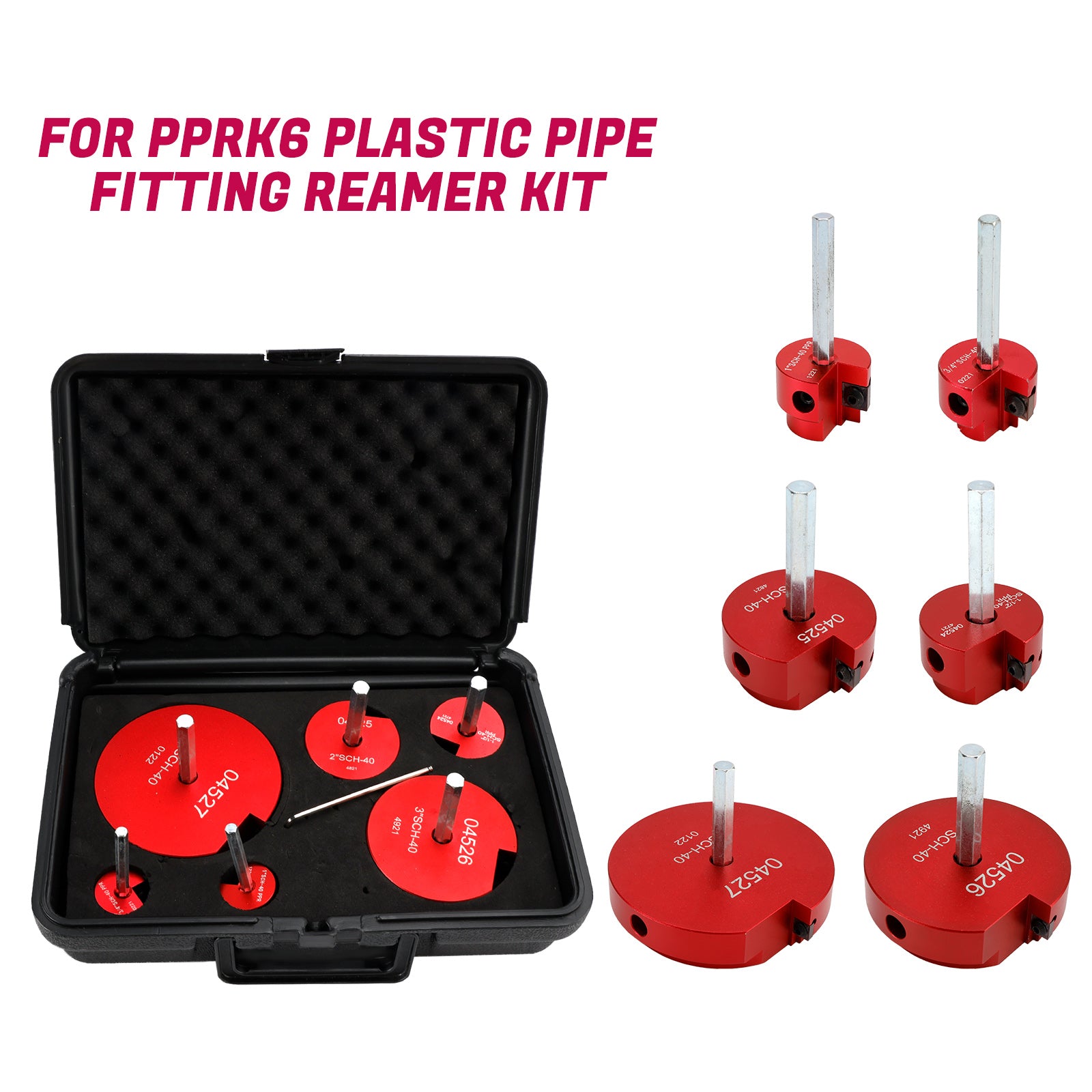 🧰Mechanical Tool Set - Professional Plastic Pipe Reamer Kit