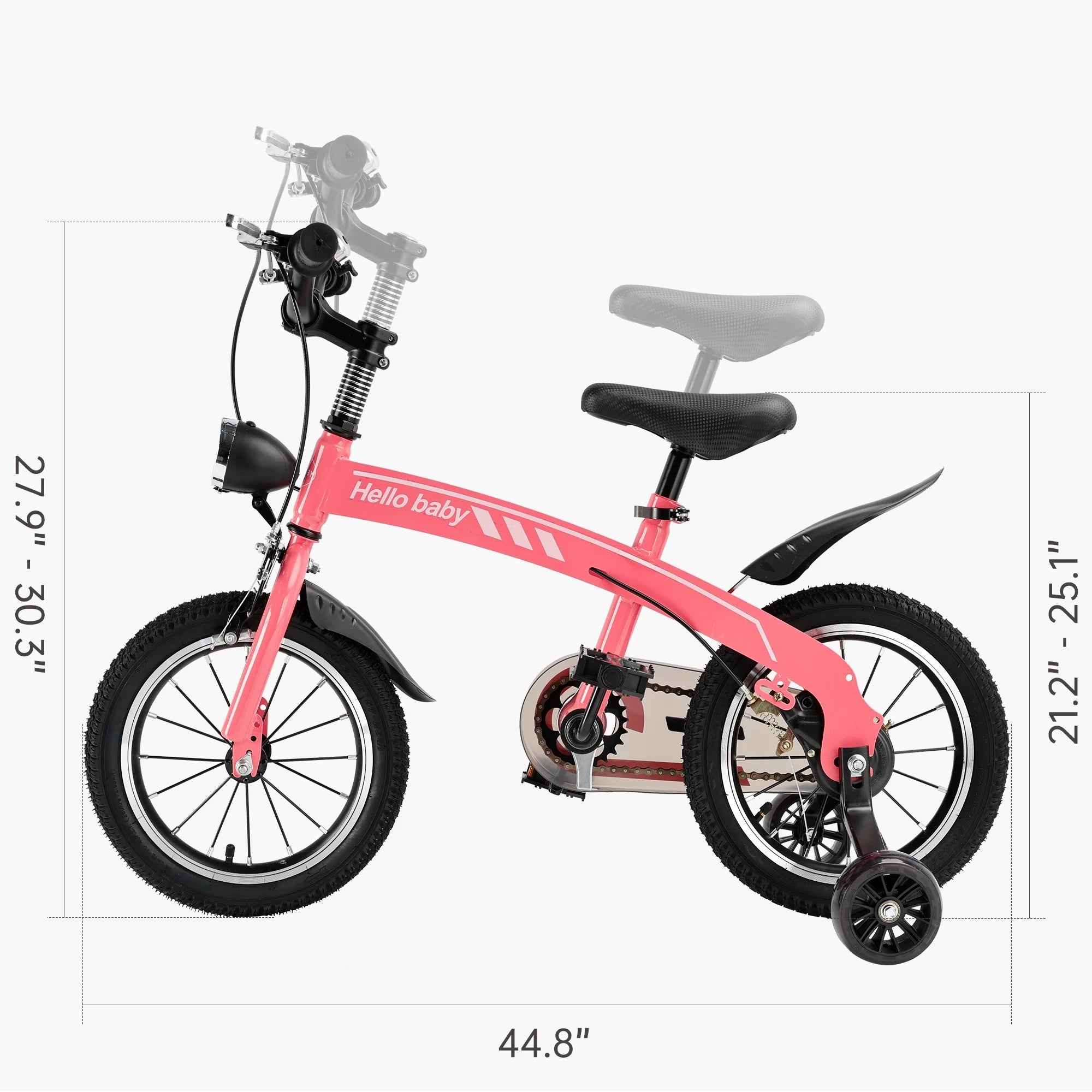 Kid's bike children bicycle with LED headlight boys and girls gift