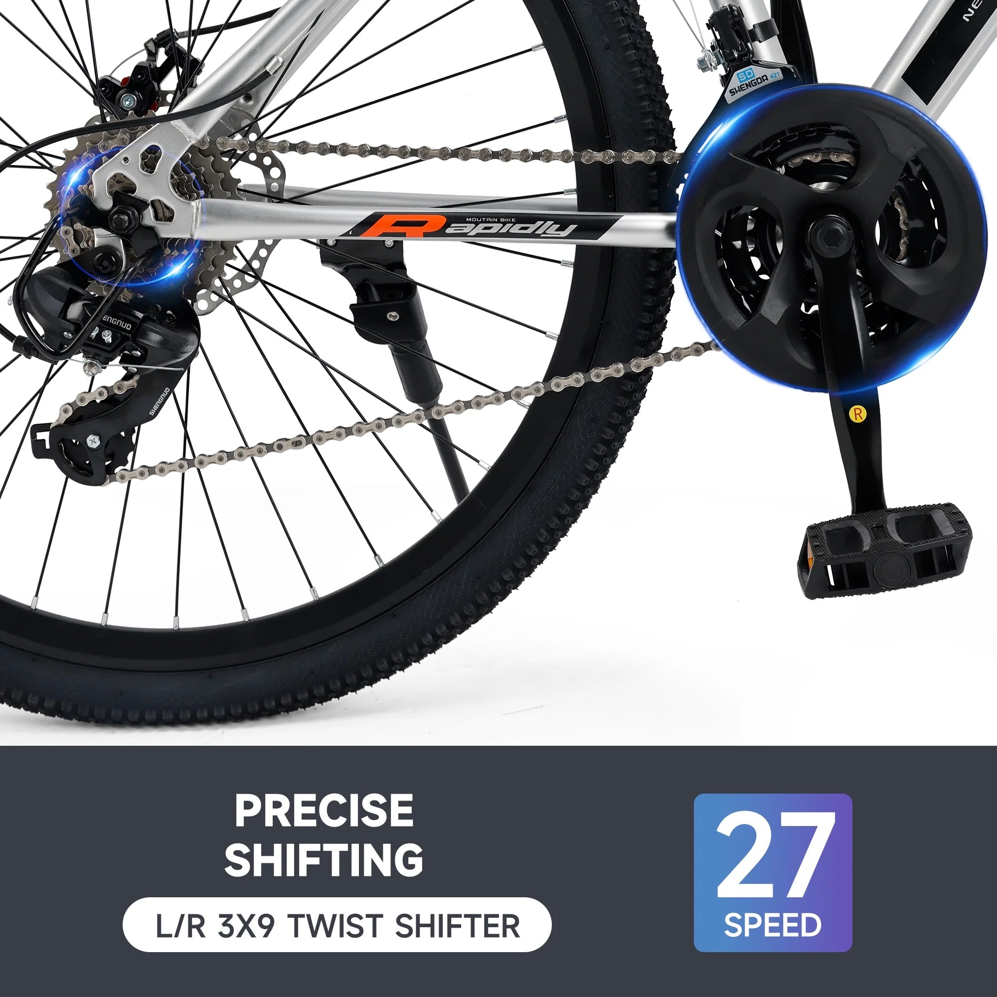 Stylish 26-Inch Bike for Rugged Trails & Smooth Rides