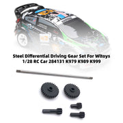 Steel Differential Driving Gear Set For Wltoys 1/28 RC Car 284131 K979 K989 K999