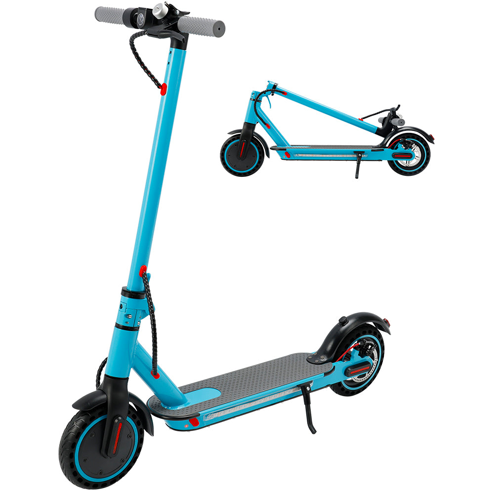8.5" Folding Electric Scooter With app 350W 35KM Range 30km/h City Commute Yellow