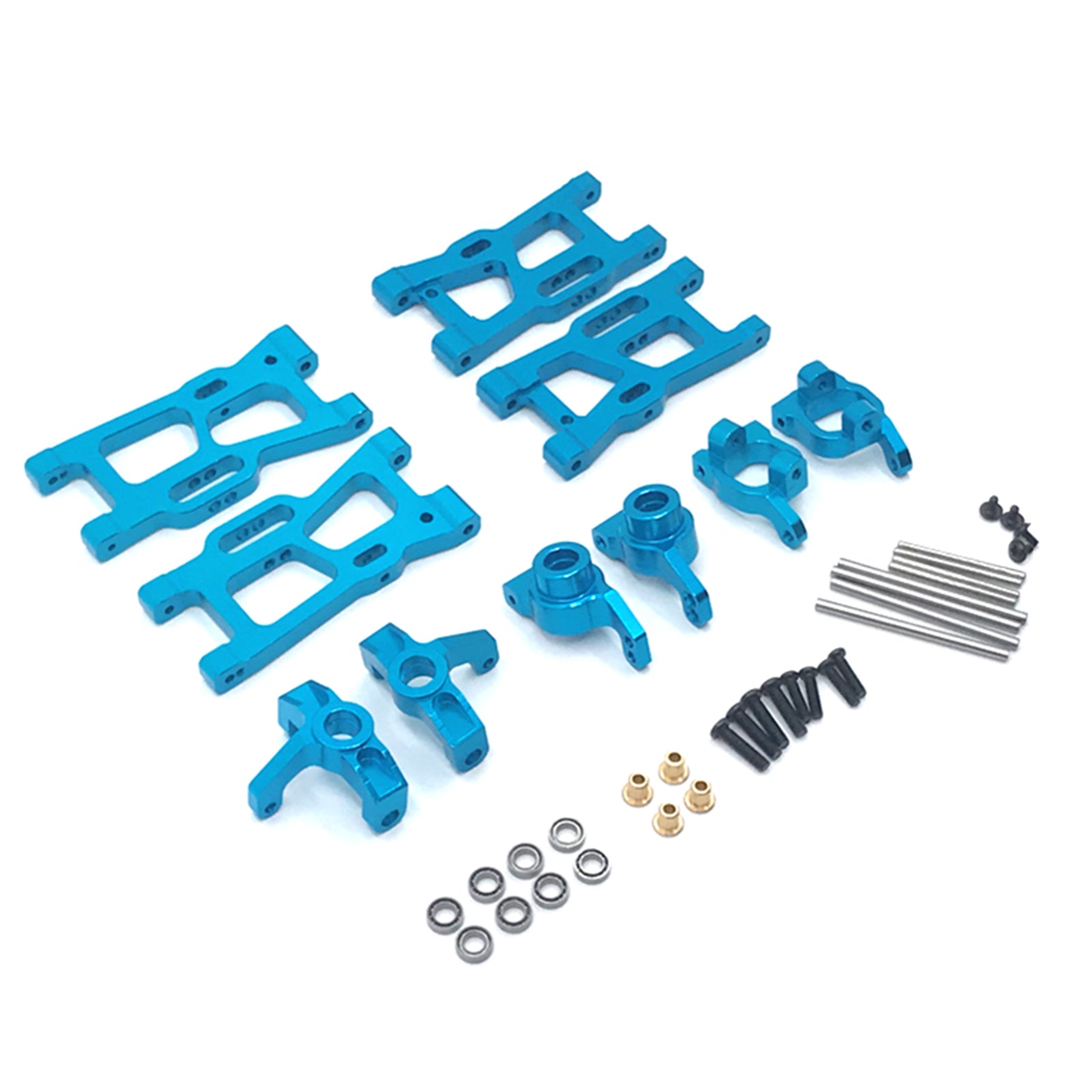 Full Set RC Parts Kit For Wltoys 144001 144002 124016 124017 124018 124019 Blue