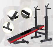 Adjustable Folding Bench Press Weight Set
