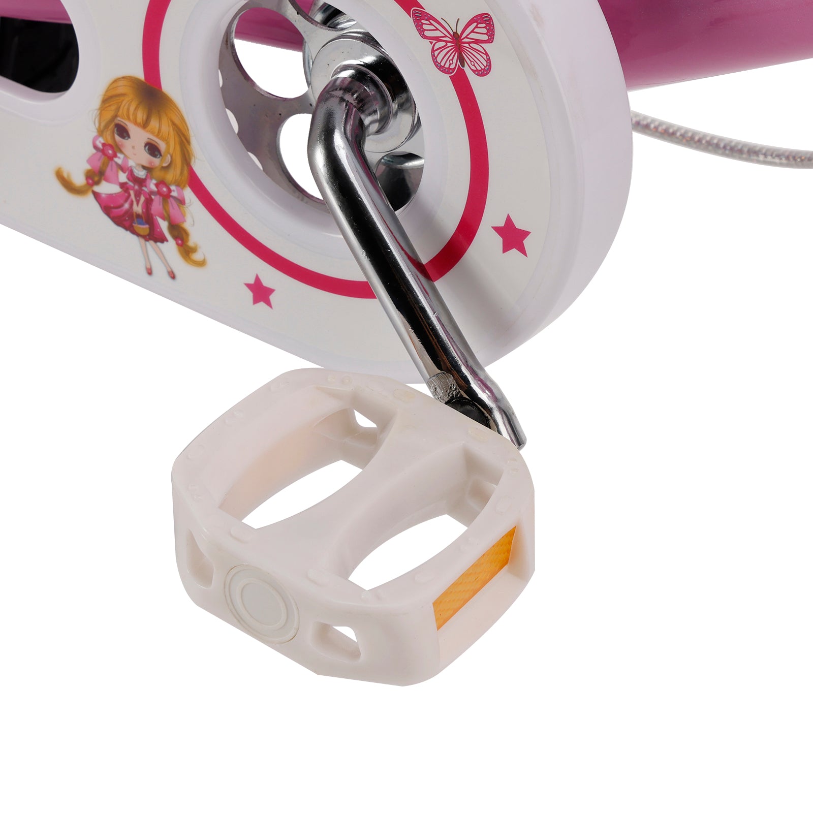 16"/18" Kids Bicycle Girls Bike with Training Wheels Basket Kickstand