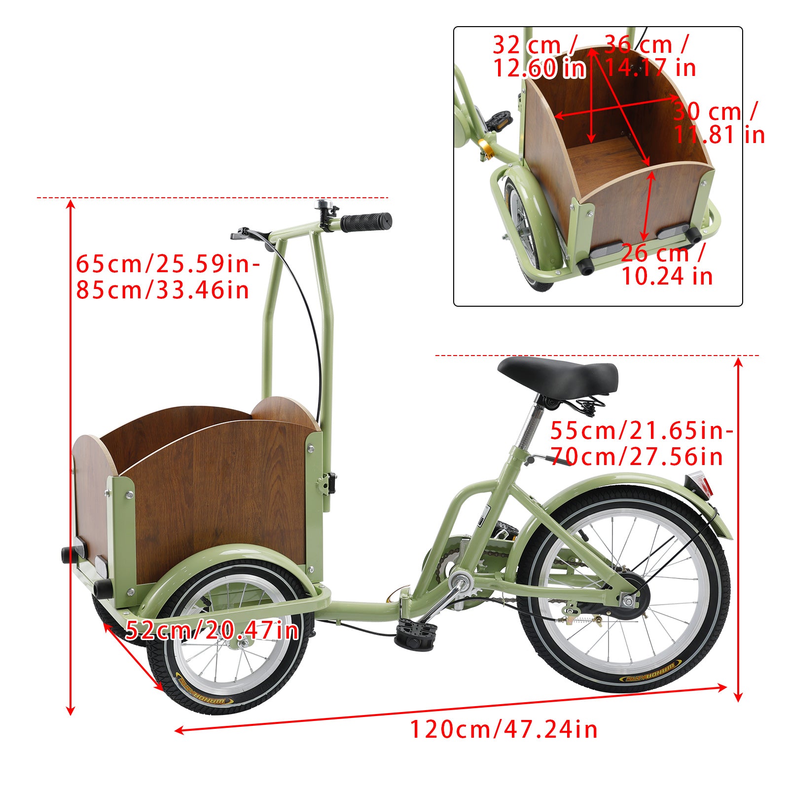 Multi-Purpose Children & Ladies Tricycle