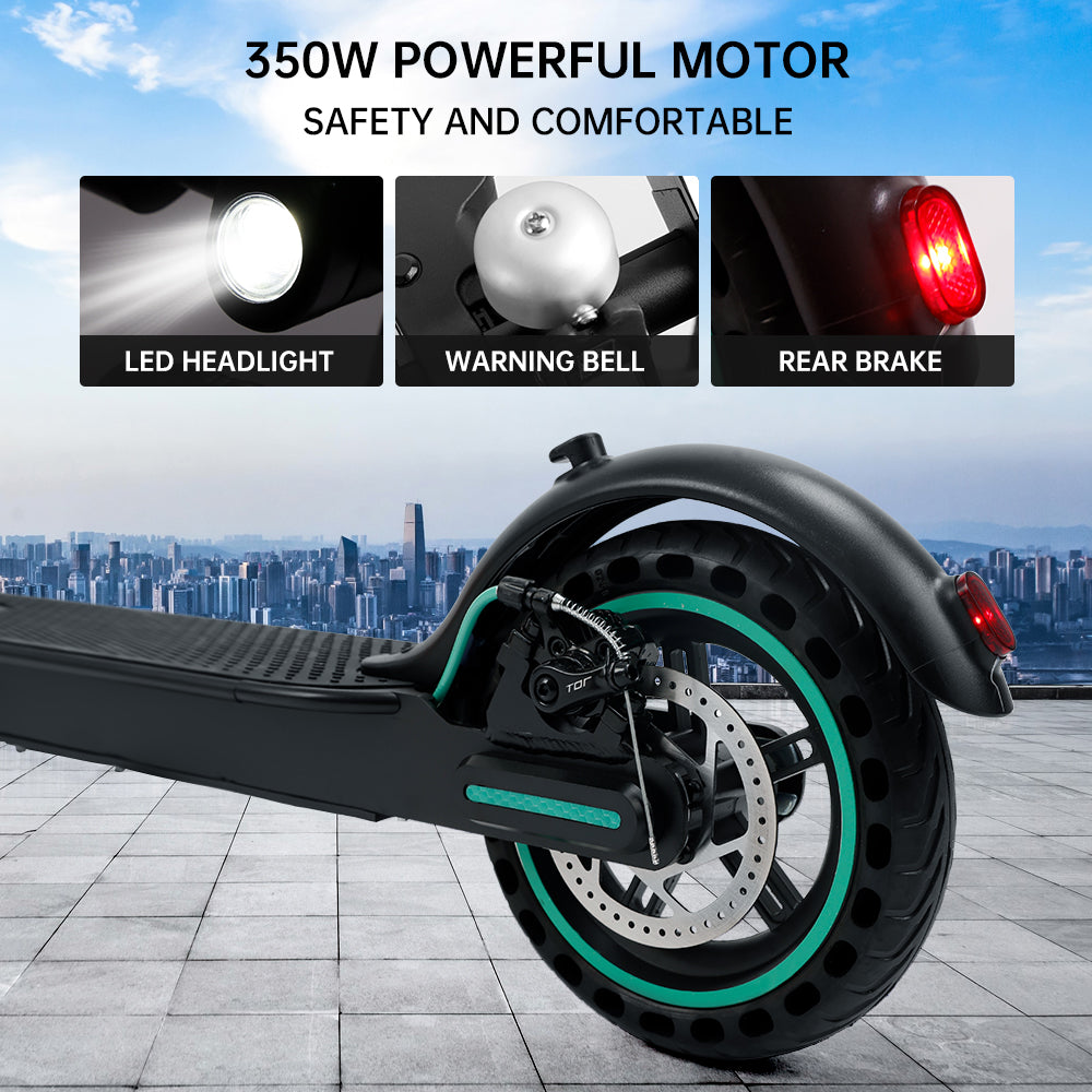 8.5" Folding Electric Scooter 350W 35KM Maximum battery life Range 30KM/H