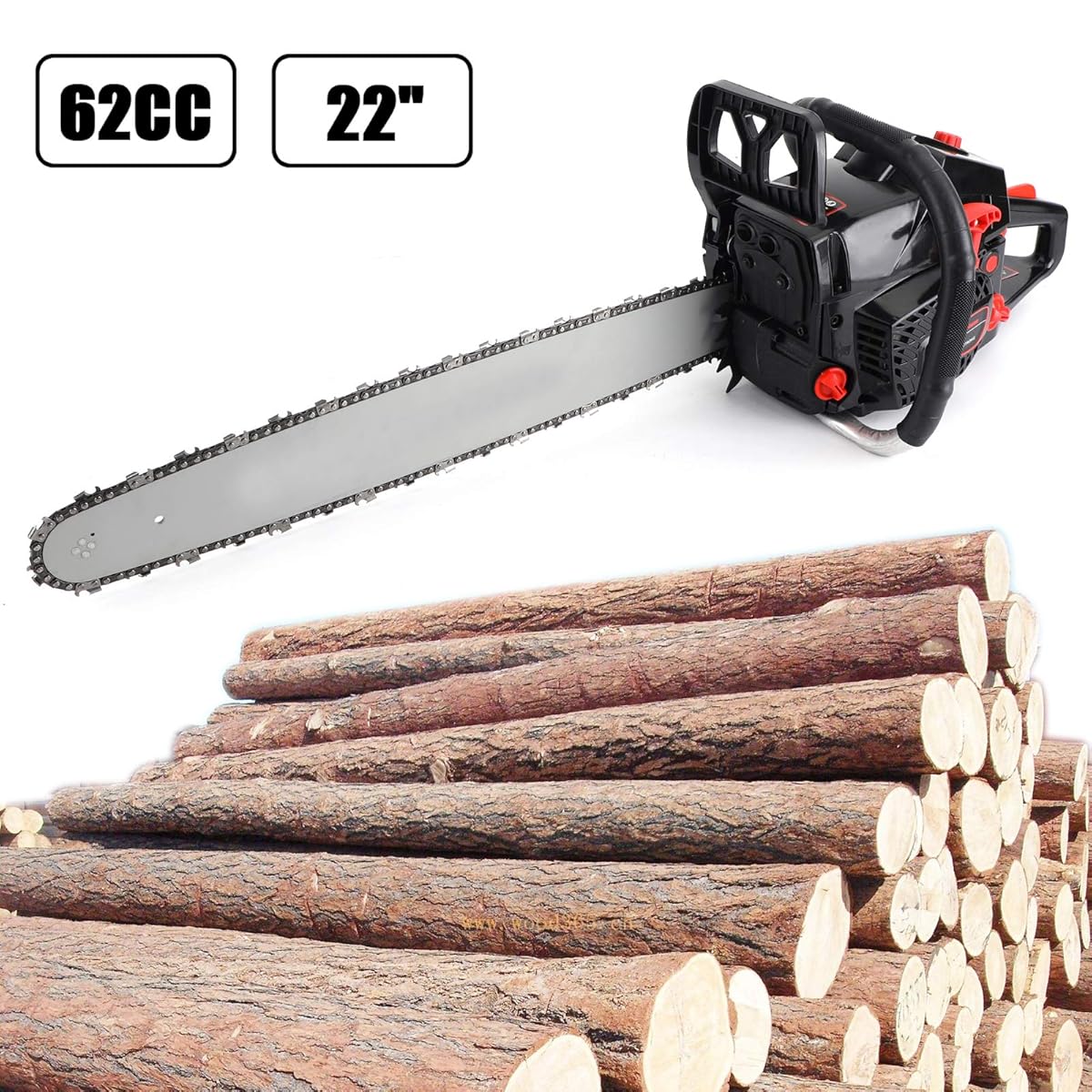 22'' 62cc Chainsaw With Powerful Engine