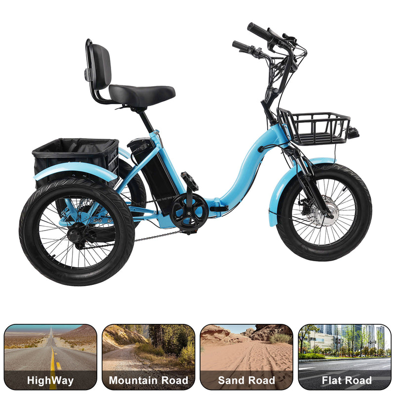 Electric Tricycle angle 2