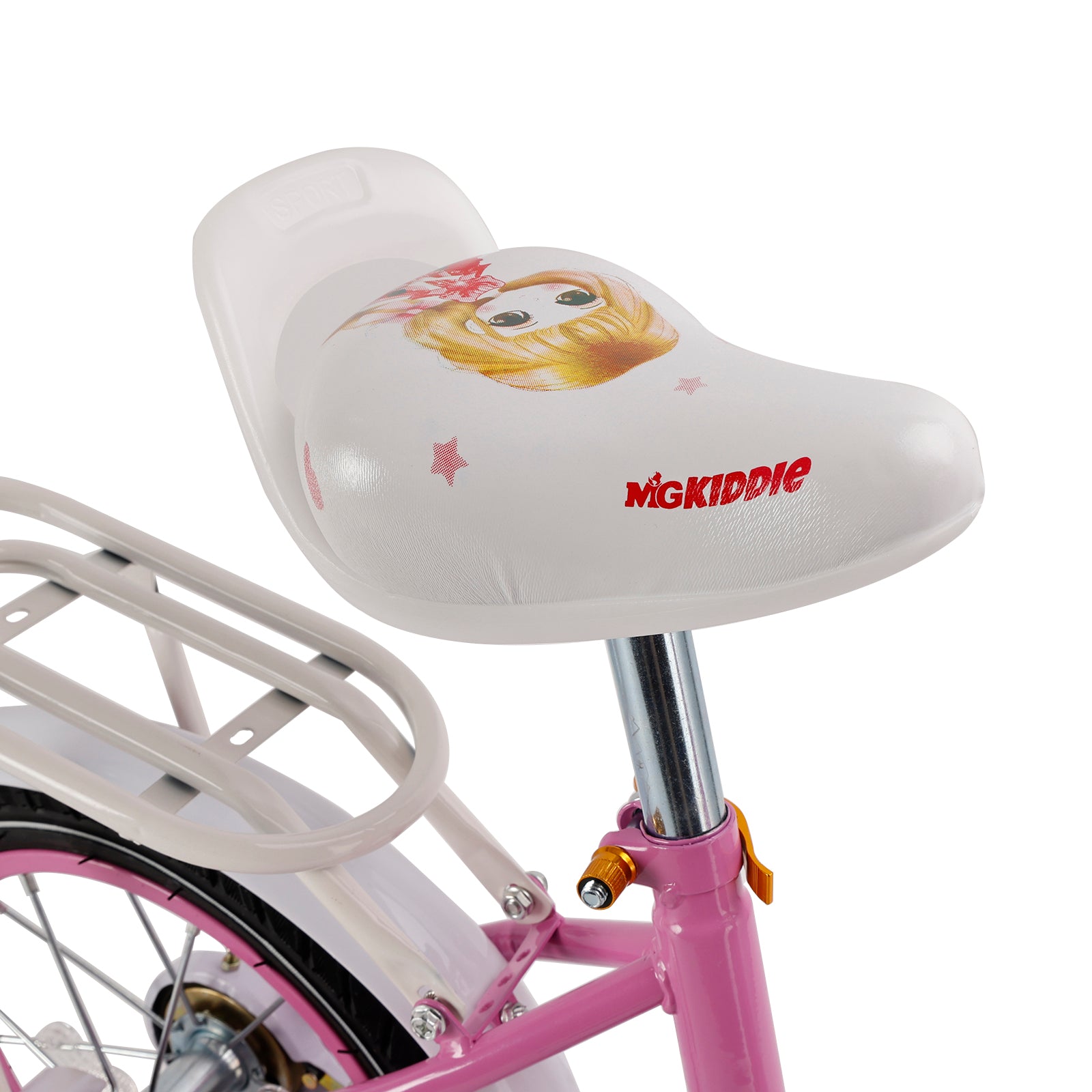 16"/18" Kids Bicycle Girls Bike with Training Wheels Basket Kickstand