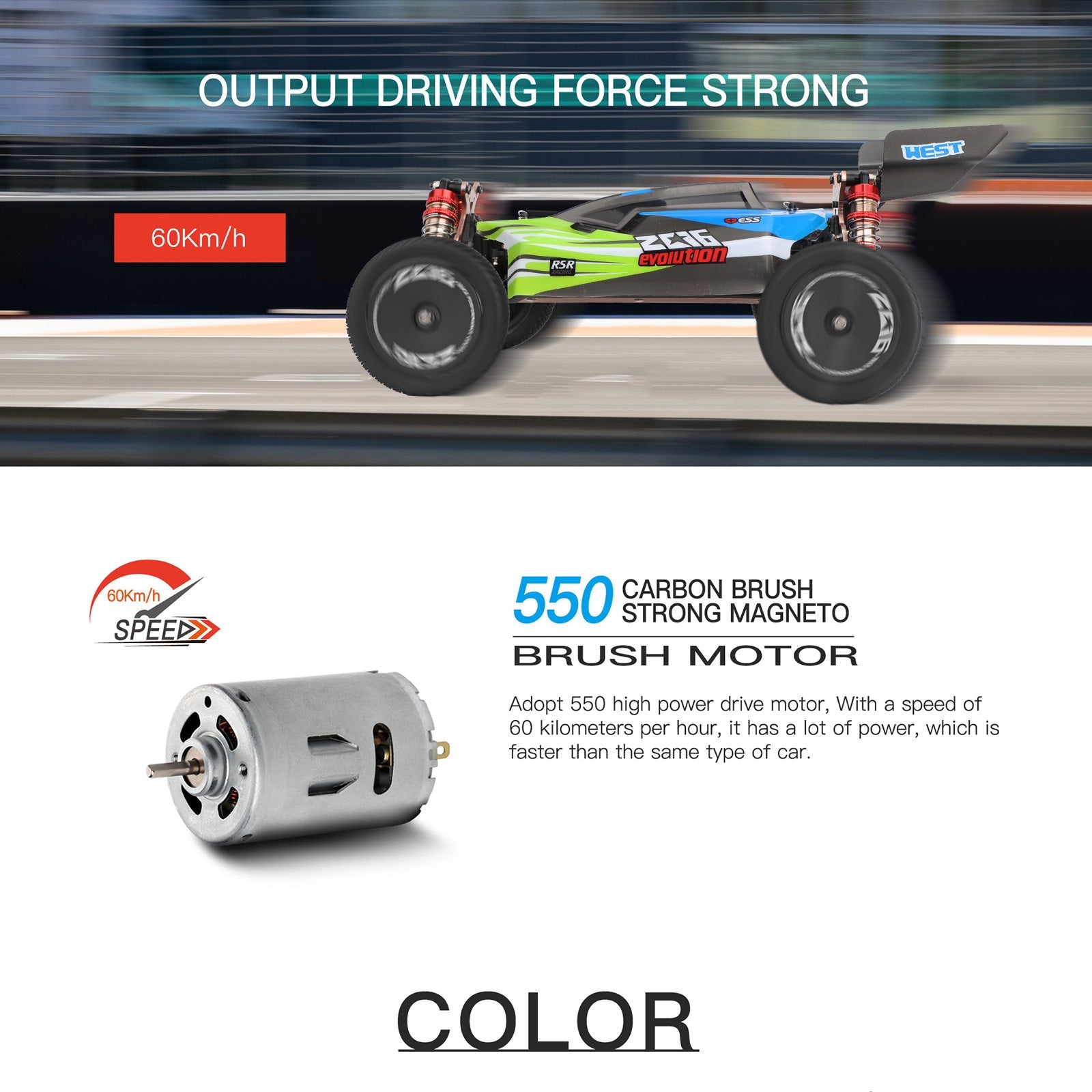 WLtoys 144001 2.4GHz 60km/h High Speed Drift Racing Car Remote Control Car USA