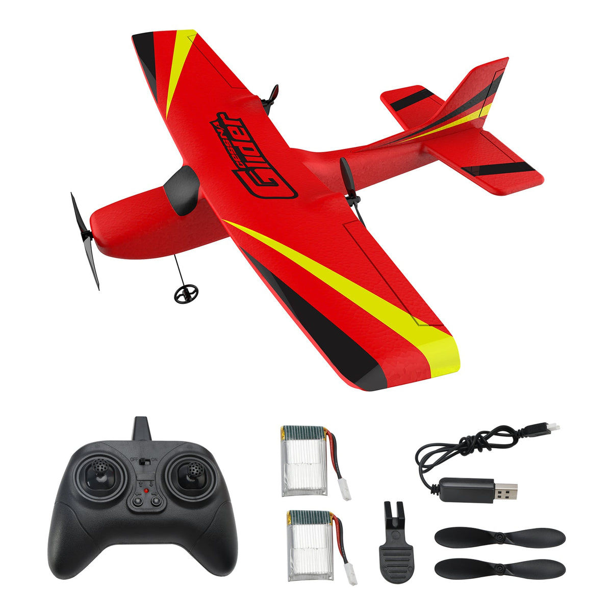 Two String Remote Control Airplane Z50 2 Channels Indoor Airplane Aircraft Remote Control Plane With 2Bat ...