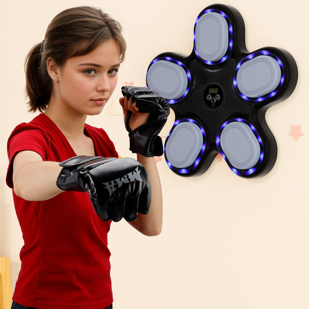 Boxing Training Target Electronic Punching Target for Home Indoor & Gym Workouts Music Boxing ...