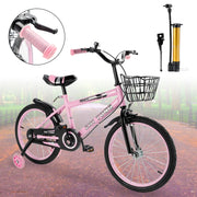 Girls 16 inch Kids Bike age Adjustable Seat w/ Auxiliary Wheels