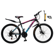 26 inch Mountain Bike Adult Spoke Wheel 24 Speed MTB w/ fender