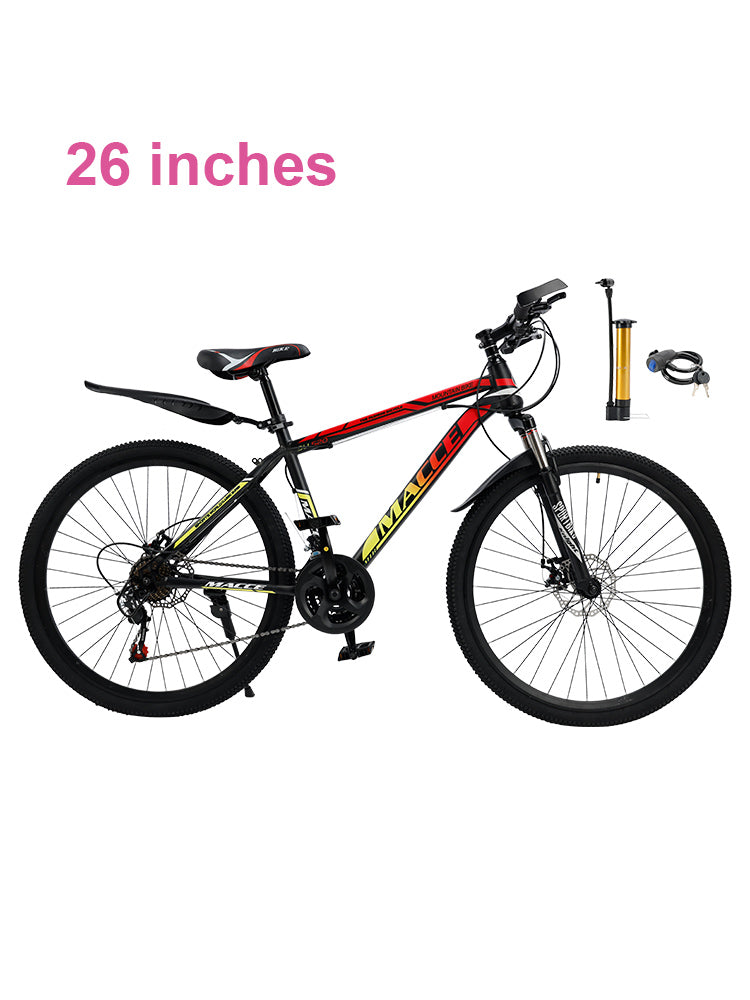 26-Inch All-Terrain Mountain Bike with Smooth Suspension