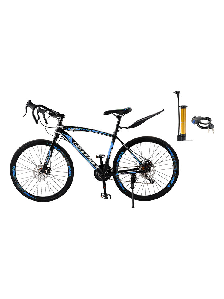 26" 27-Speed Road Bike with Disc Brakes & Advanced Suspension