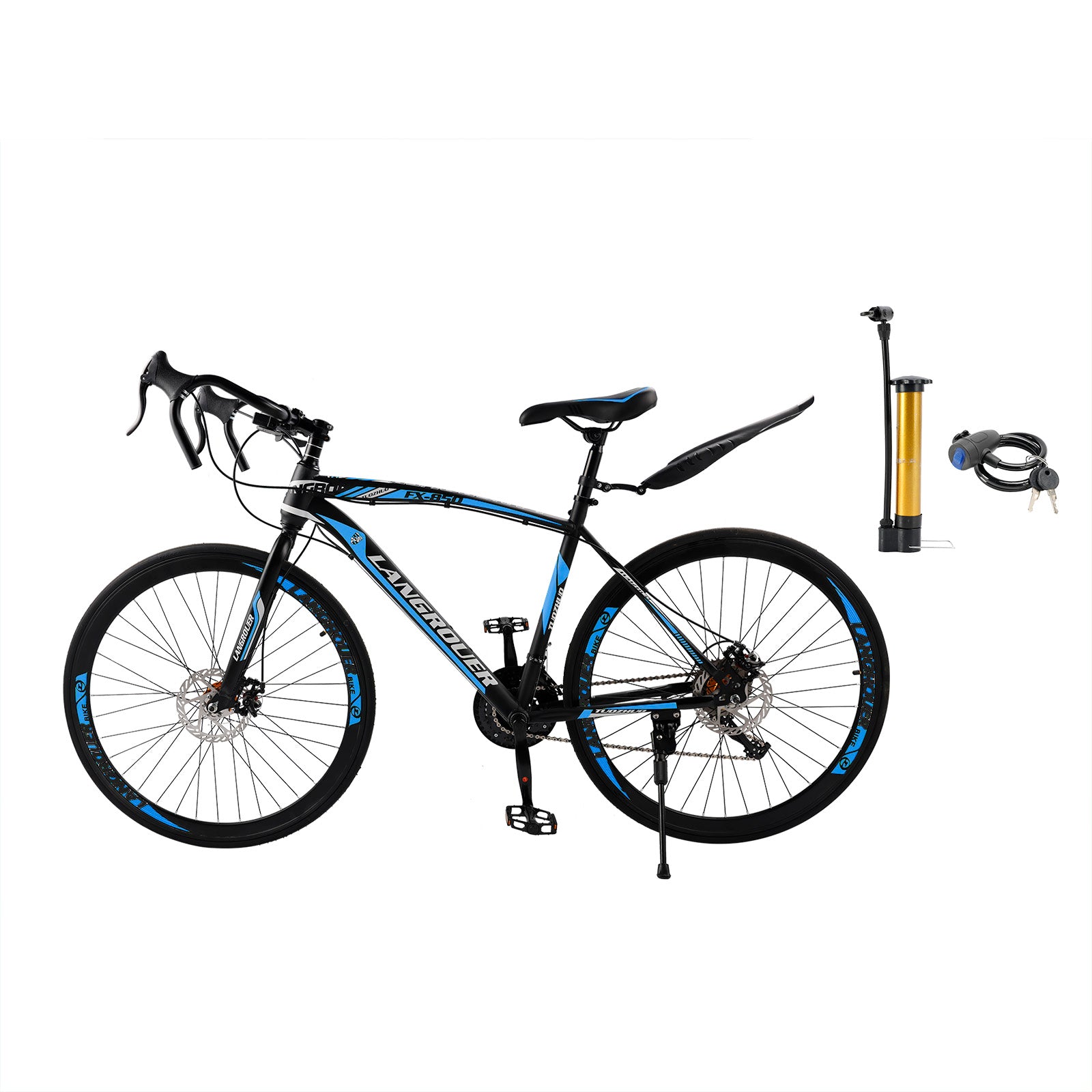 26" 27-Speed Road Bike with Disc Brakes & Advanced Suspension