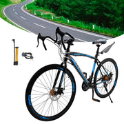 26" 27-Speed Road Bike with Disc Brakes & Advanced Suspension