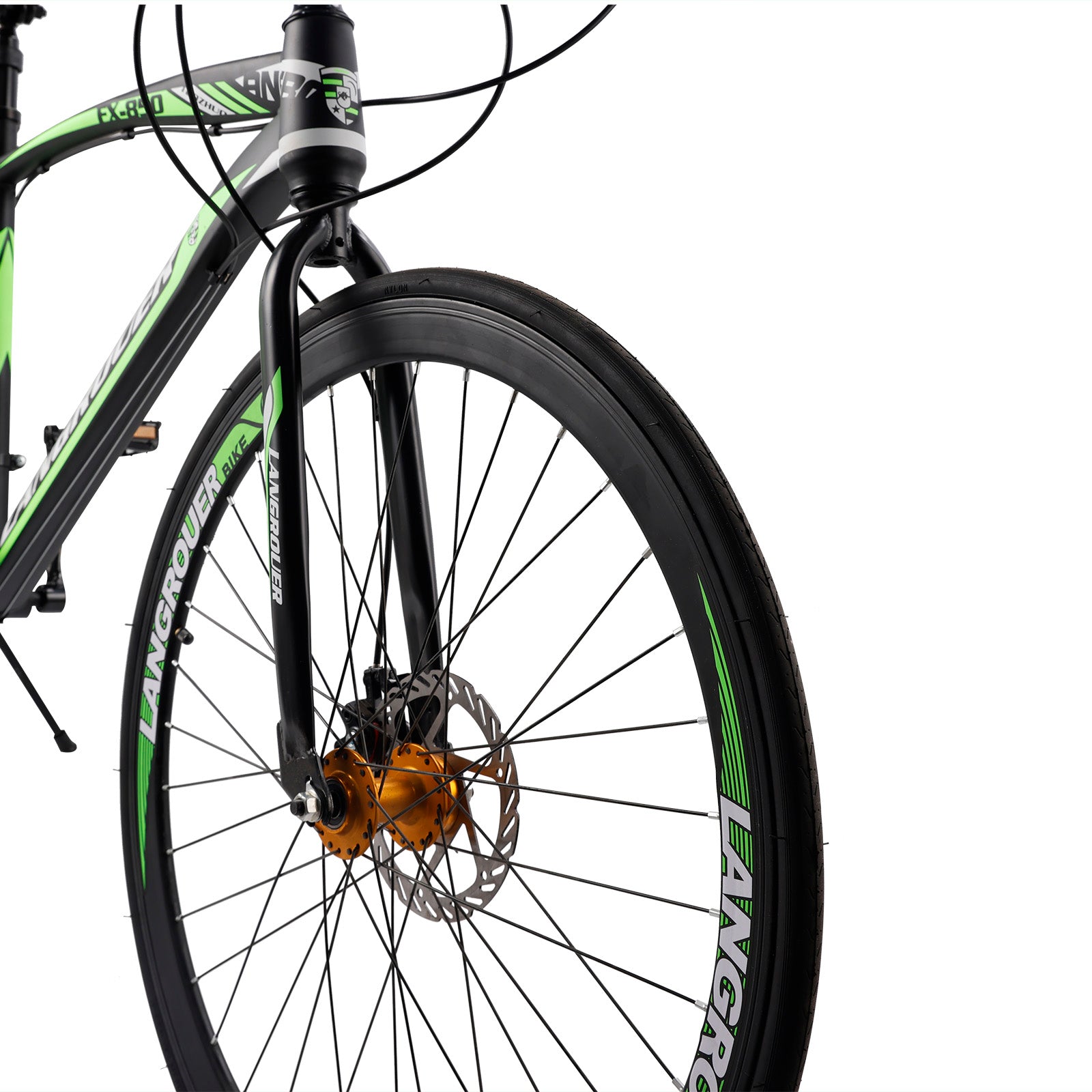 27-Speed Road Bike with Disc Brakes & Stylish Suspension 26"