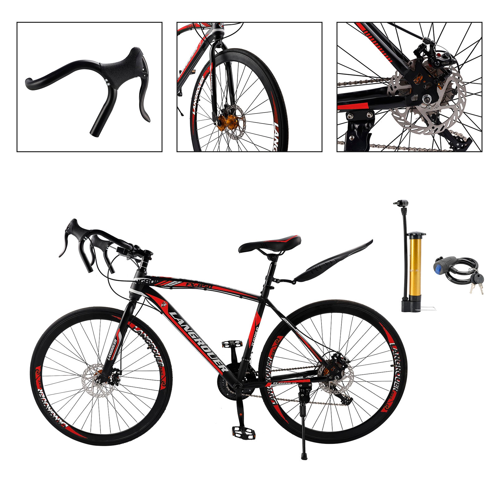 26" Dynamic 27-Speed Road Bike for Men & Women